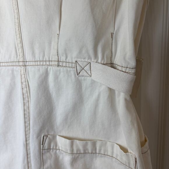 Pistola Parker Fields Suit Romper Ecru Small Boho minimalist utility - Picture 8 of 9